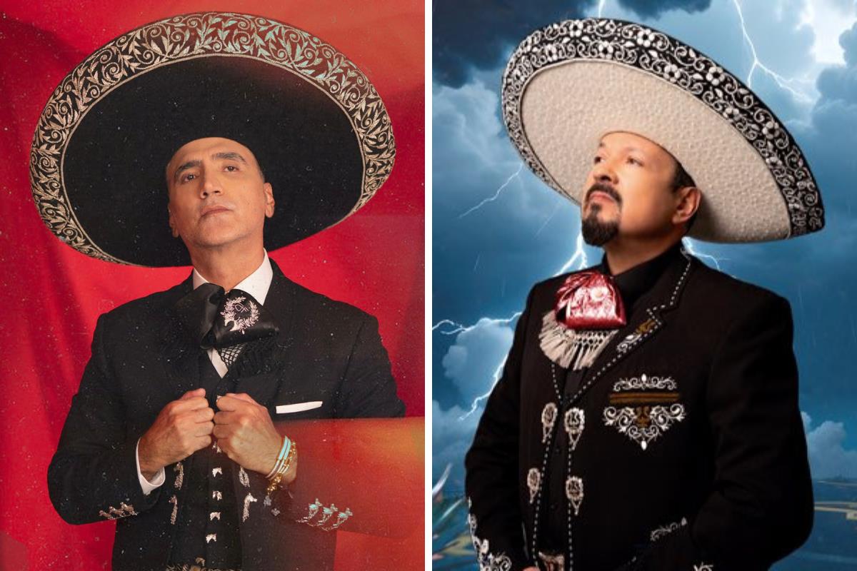 Pepe Aguilar y Alejandro Fernández, Foto: Especial