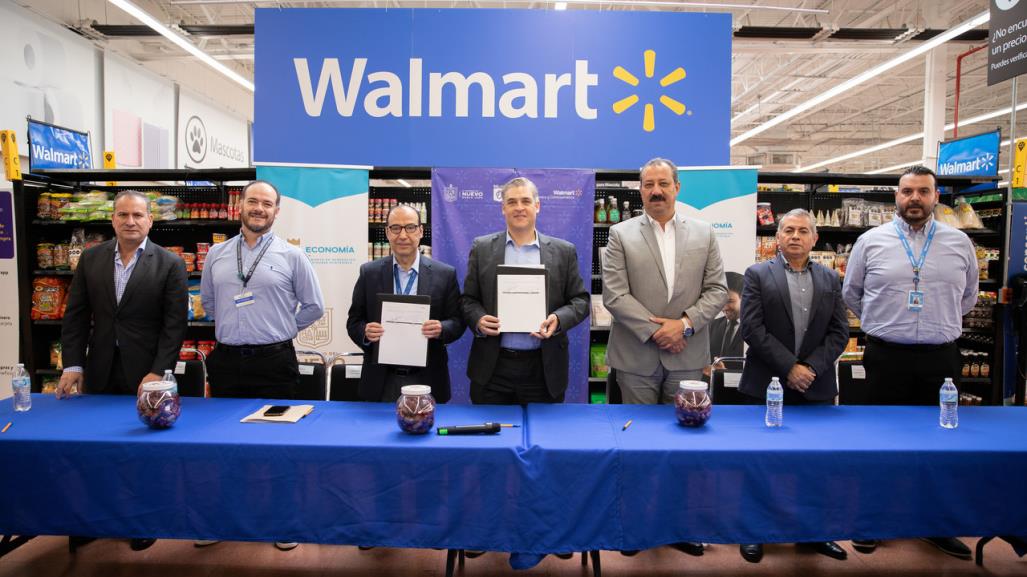 Convenio entre Secretaría de Economía de Nuevo León y Walmart para pymes locales