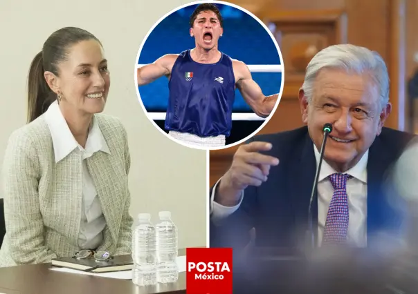 Marco Verde, orgullo nacional: AMLO y Sheinbaum celebran su plata en París