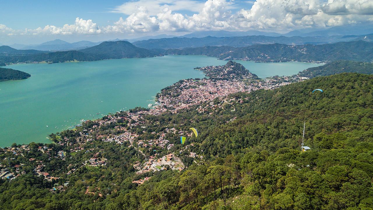 Panorámica de Valle de Bravo, Estado de México. Imagen: Sectur