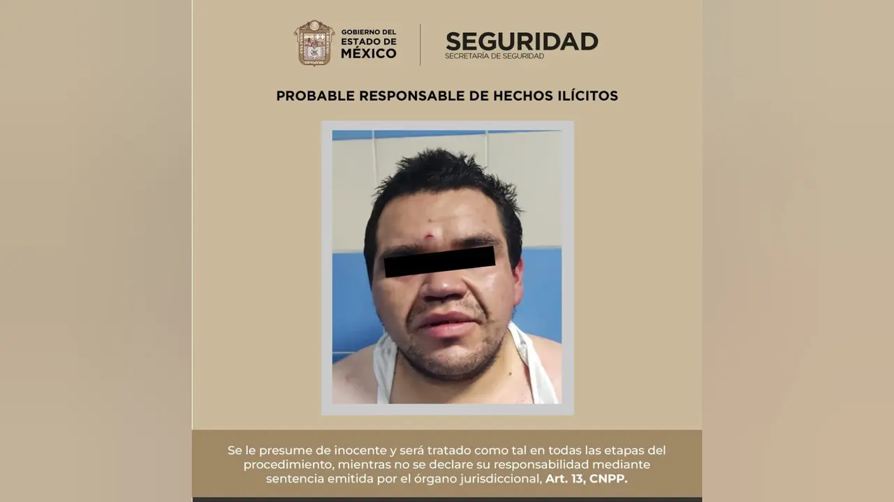 Detienen a presunto líder de grupo delincuencial en operativo. Foto: Especial