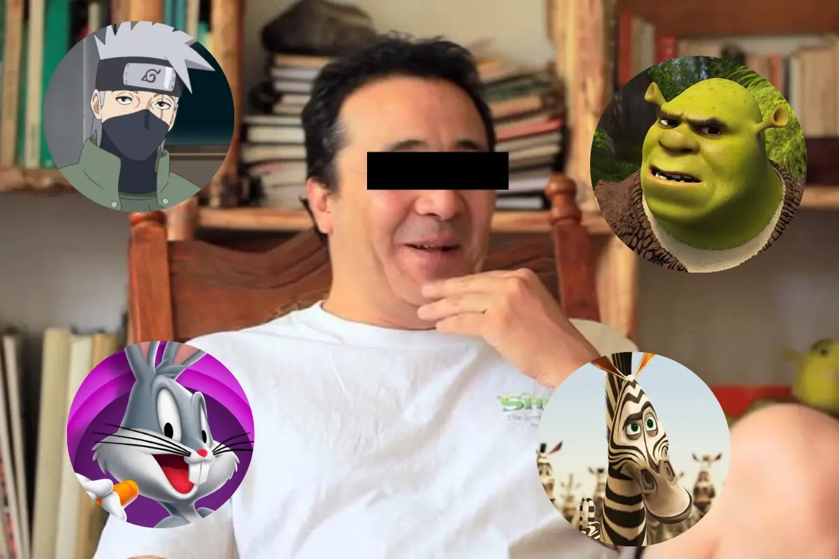 Alfonso N, Kakashi, Shrek, Bugs Bunny y Marty. Foto: YouTube