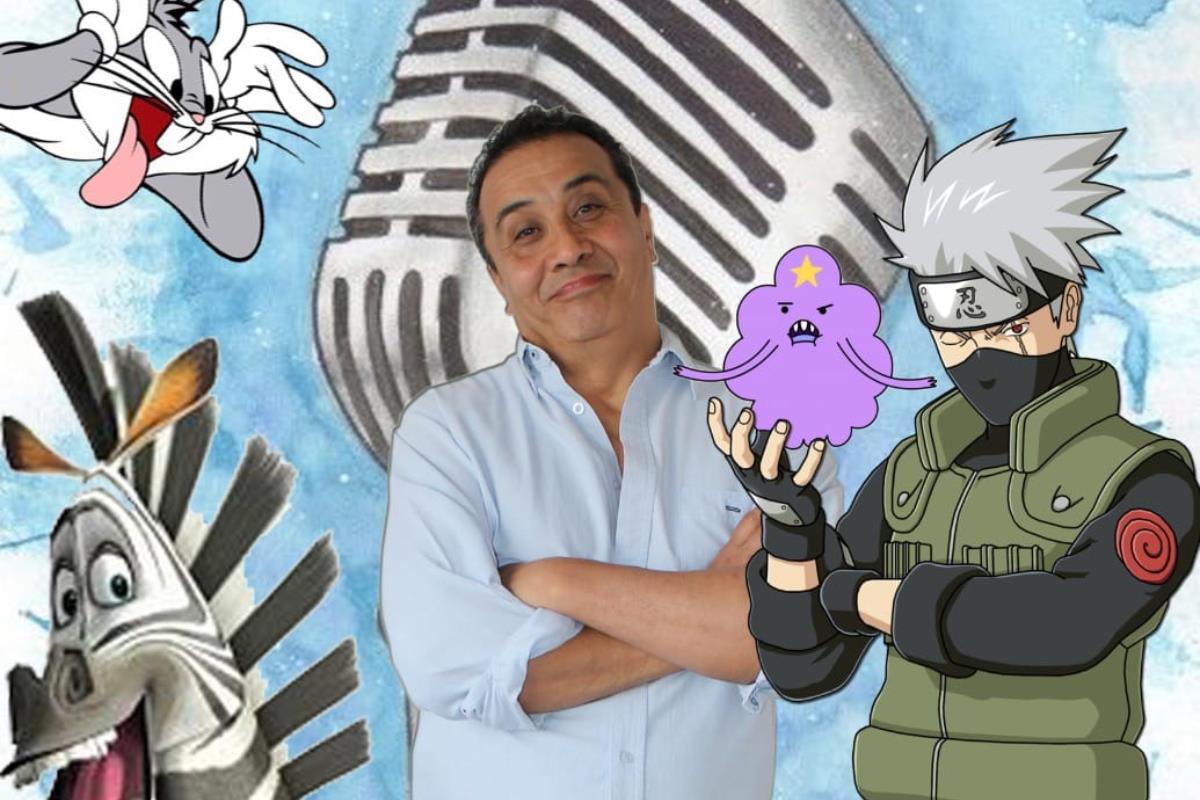 El actor de voz es conocido por ser la voz de Kakashi en el doblaje latino del anime Naruto. Créditos: FB Alfonso Obregon Inclan.