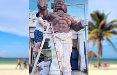 ¿Nueva batalla divina? Estatua de Chaac será colocada en costas de Yucatán