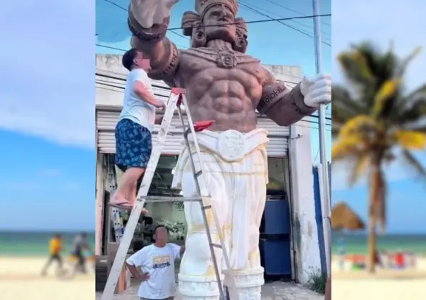 ¿Nueva batalla divina? Estatua de Chaac será colocada en costas de Yucatán