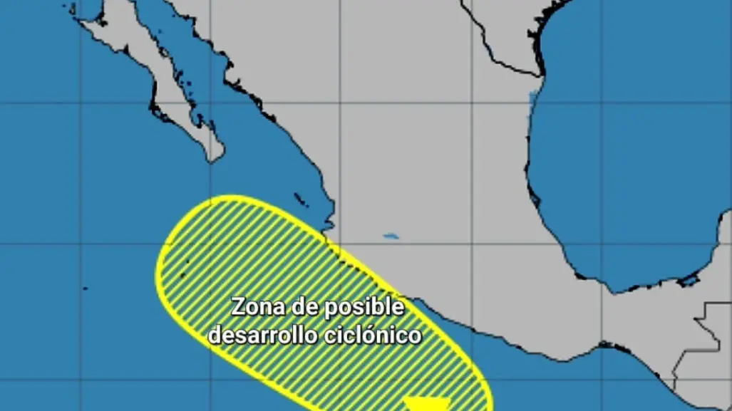 Posible desarrollo de sistema ciclónico traería lluvias y vientos a BCS