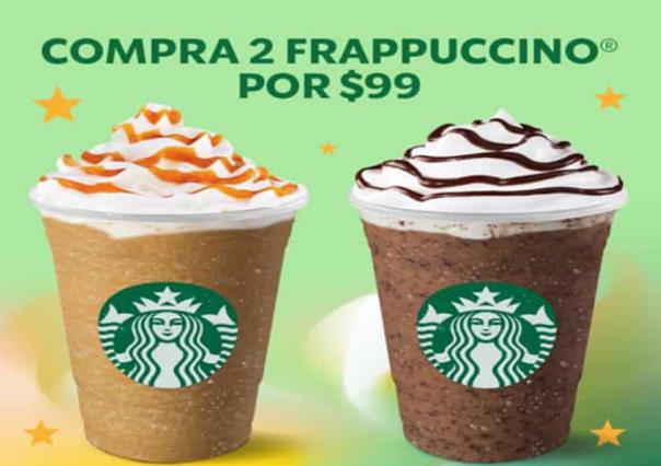 Starbucks ofrece dos Frappuccinos por 99 pesos