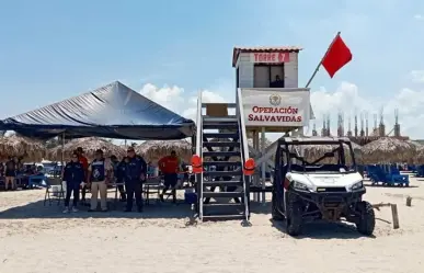 Playa Miramar bajo protección de Guardia Estatal en Verano Seguro 2024