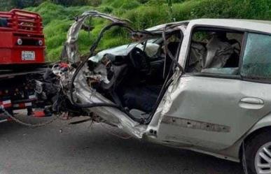 Accidente en Tenango del Valle deja un muerto y un herido