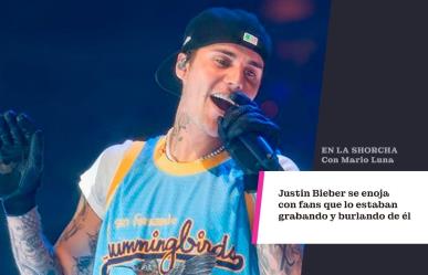 Justin Bieber se enoja con fans que lo estaban grabando y burlando de él