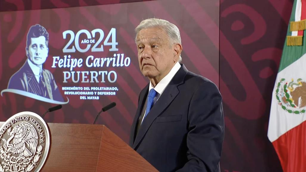 AMLO descalifica la Marea Rosa y defiende el Proceso Electoral