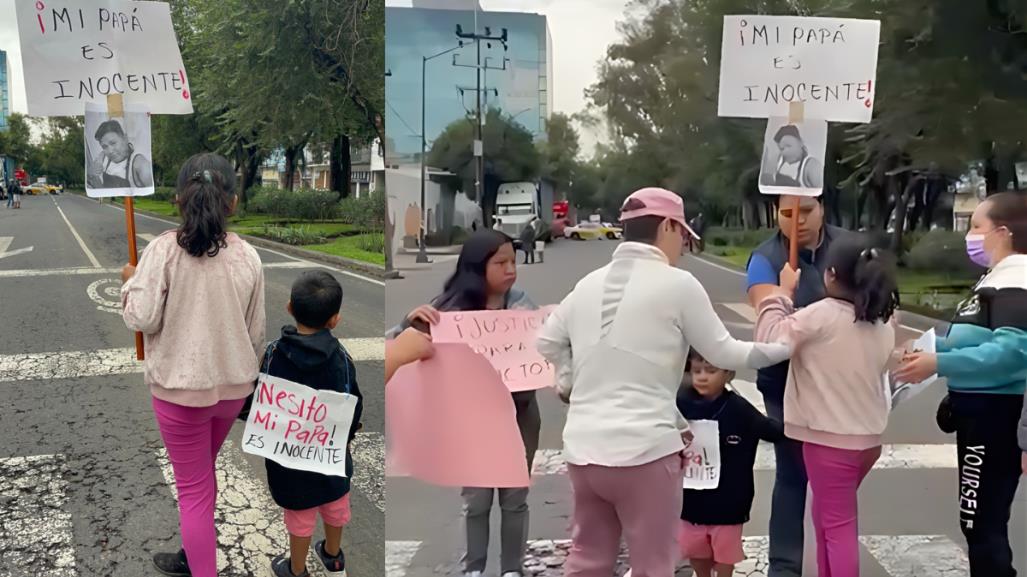 Familiares y amigos de tortillero detenido bloquean La Viga piden su libertad