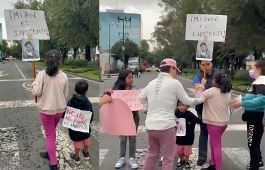 Familiares y amigos de tortillero detenido bloquean La Viga piden su libertad