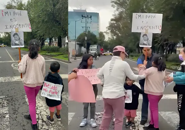 Familiares y amigos de tortillero detenido bloquean La Viga piden su libertad