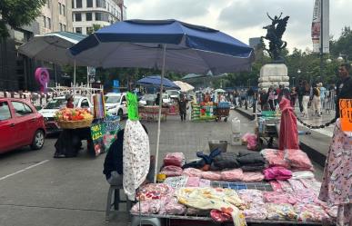 Rebasada la autoridad por el comercio informal en la Alameda Central