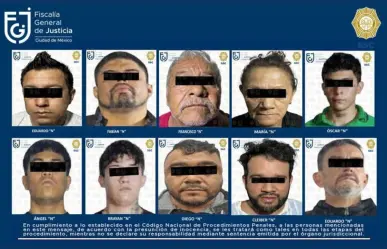 Fiscalía de CDMX vinculan a proceso a 7 supuestos integrantes del CJNG