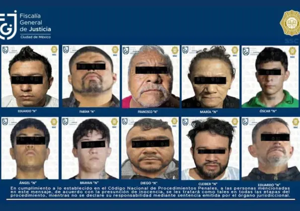 Fiscalía de CDMX vinculan a proceso a 7 supuestos integrantes del CJNG