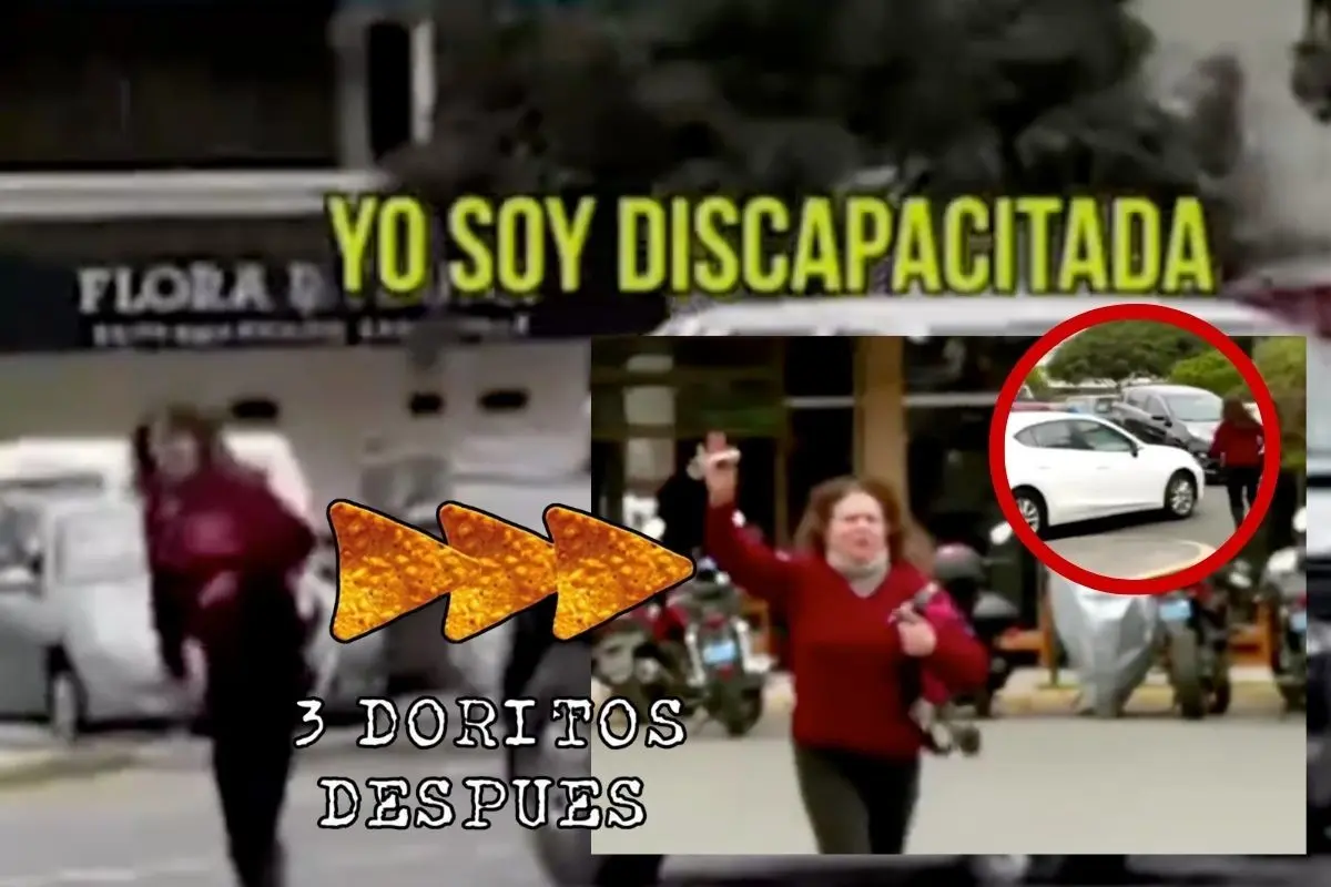 Mujer se estaciona en cajón para personas con discapacidad. Foto: X @x_videoprofugos