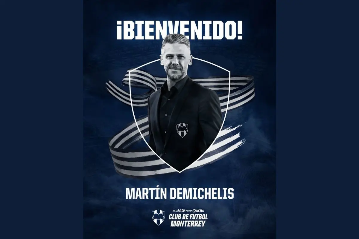 Martín Demichelis. Foto: Facebook Rayados