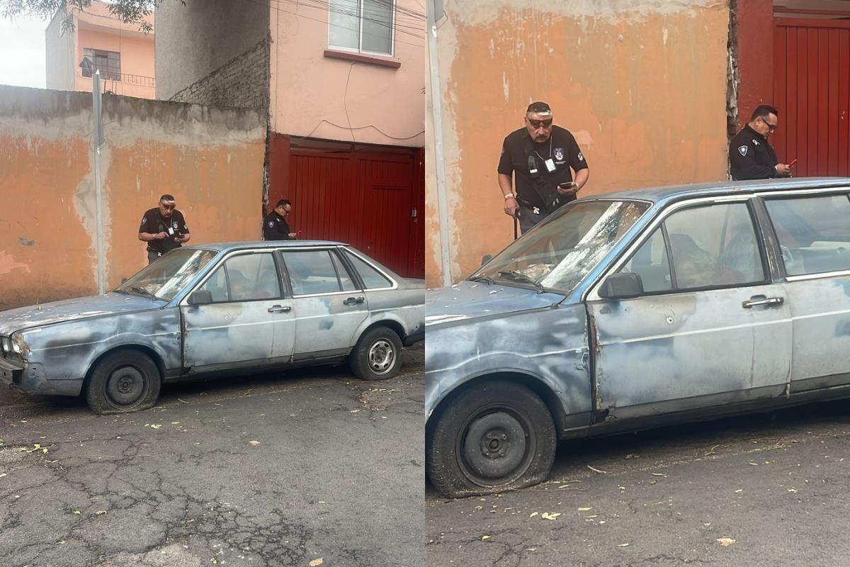 Muere hombre dentro de vehículo estacionado, vecinos lo encontraron