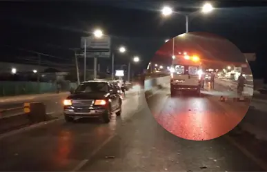 Muere motociclista en Ramos Arizpe tras estrellarse contra puente vehicular