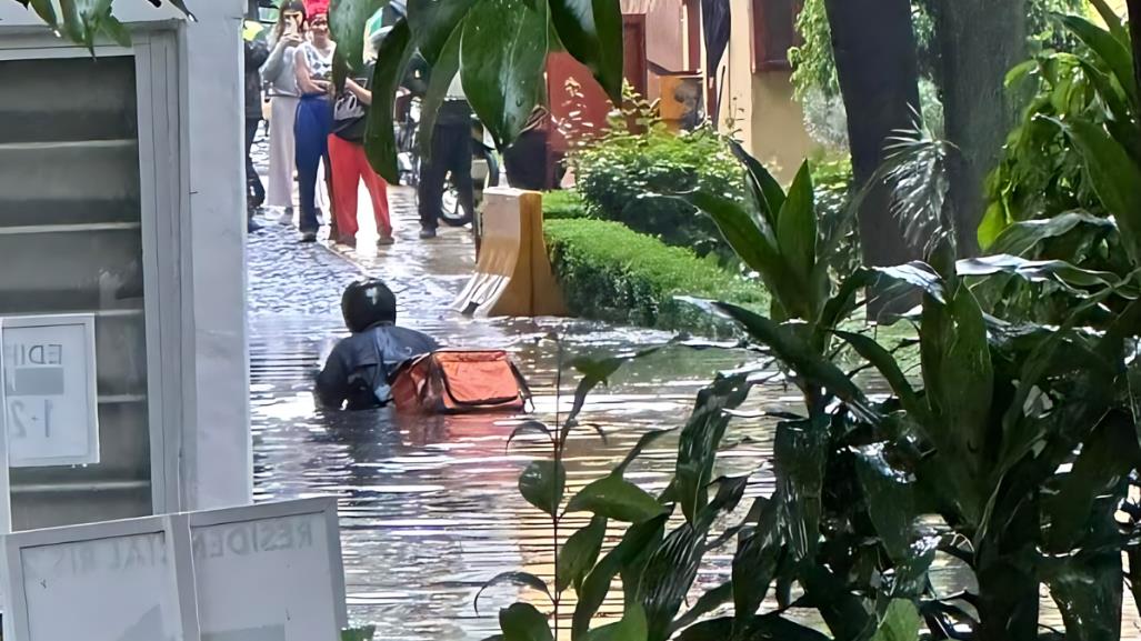 #VIDEO: Tlalpan bajo el agua por intentas lluvias