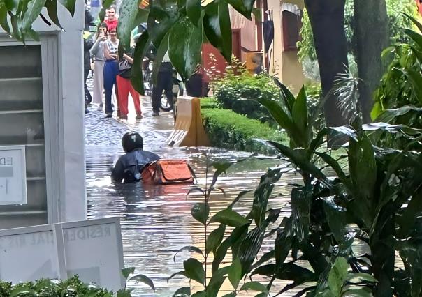 #VIDEO: Tlalpan bajo el agua por intentas lluvias