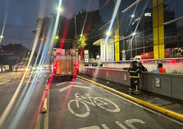 Mujer sobrevive a impacto en vías del Metro Chilpancingo