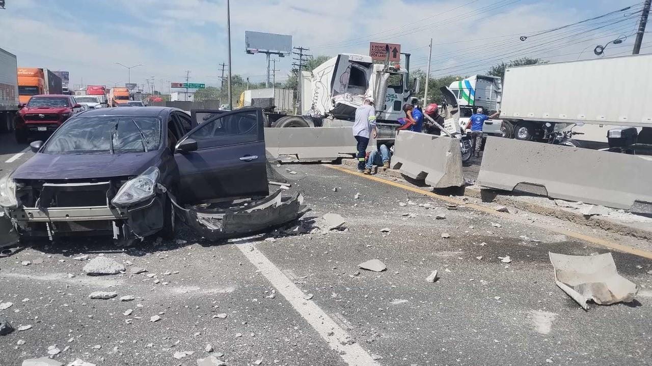 Accidente vial en Carretera a Laredo deja dos personas lesionadas. Fotos. PCNL