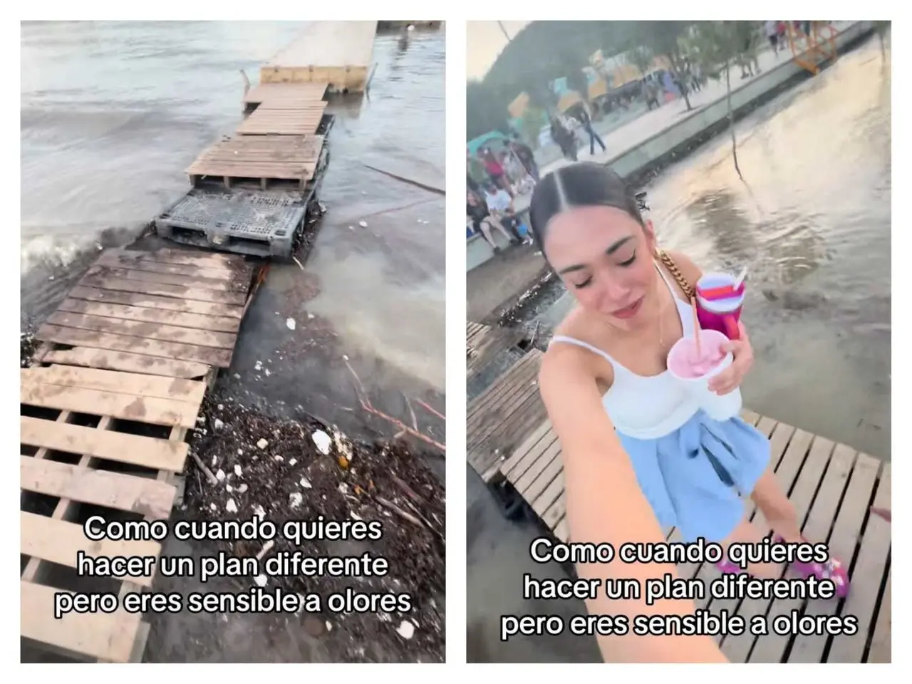 La joven, que bajo el nombre de usuario @karengzzcr subió el video a Tiktok, indicó que es muy sensible a los olores. Foto: Tiktok.