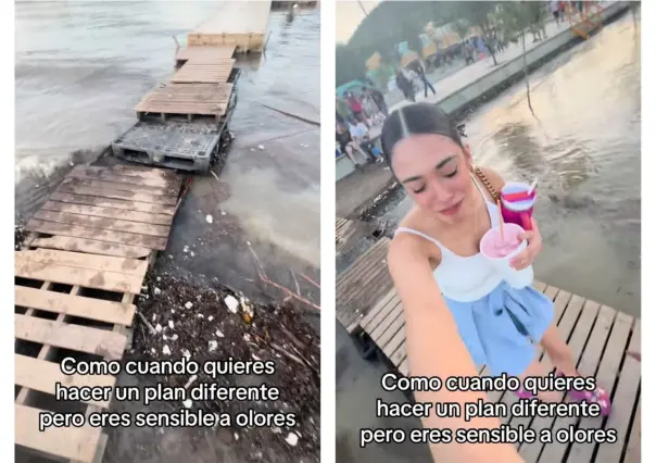 ¡Olorosa y peligrosa! Olor a popó arruina plan de joven en presa La Boca (VIDEO)