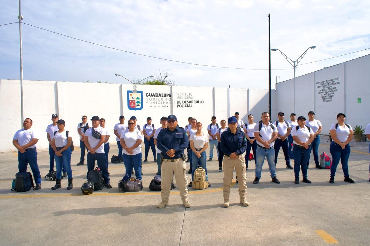 La Alcaldesa Cristina Díaz informó sobre la capacitación de la generación 18. Foto: Gobierno de Guadalupe.