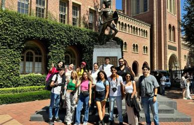 Estudiantes yucatecos  comparten experiencias en Los Angeles, EE.UU.