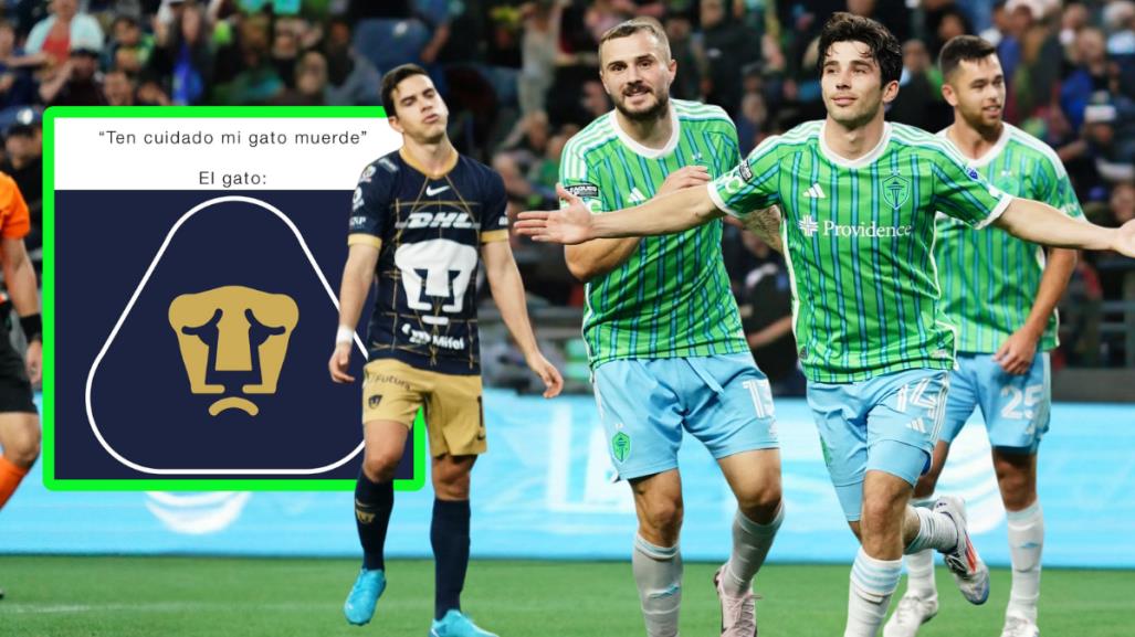 Seattle aplasta y se burla de Pumas en la Leagues Cup