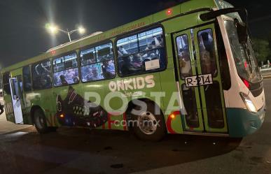 Esperan más de media hora para transbordar camión en Juárez