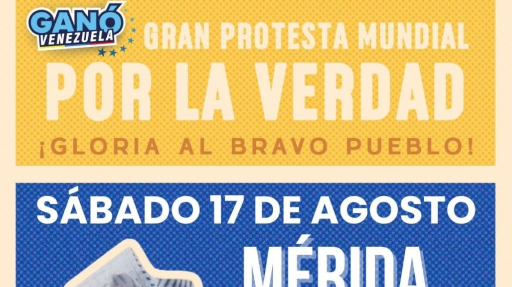 Venezolanos de diferentes estados en México convocan a protestar por su país