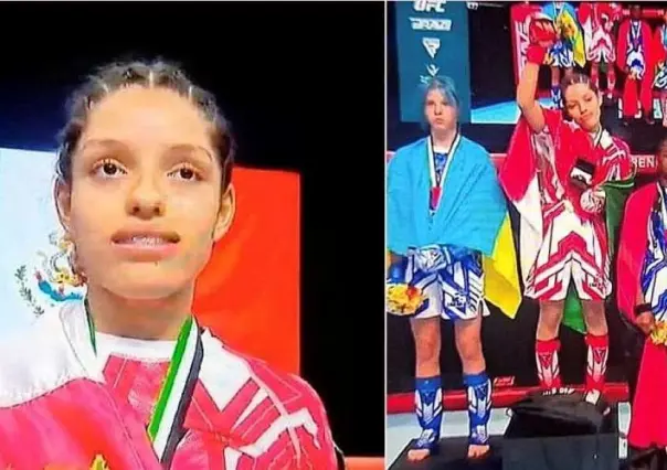 Wendy Lara es Campeona Mundial MMA en Abu Dhabi, Emiratos Árabes