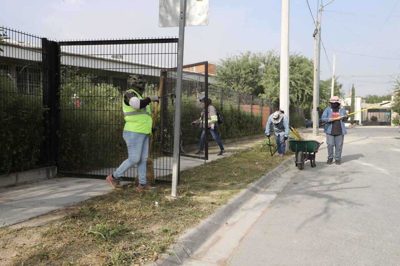 Cuadrilla de Servicios Públicos de García. Foto: Municipio de García