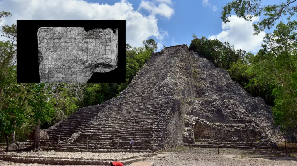 Hallazgo de inscripción jeroglífica en Cobá revela historia de la ciudad maya