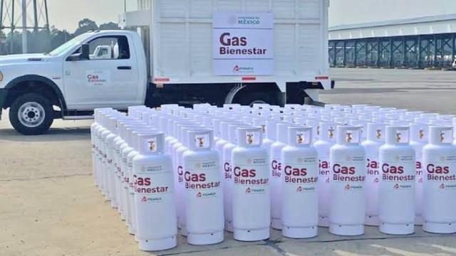 Cilindros de Gas Bienestar. Foto: Secretaría de Desarrollo Económico de México