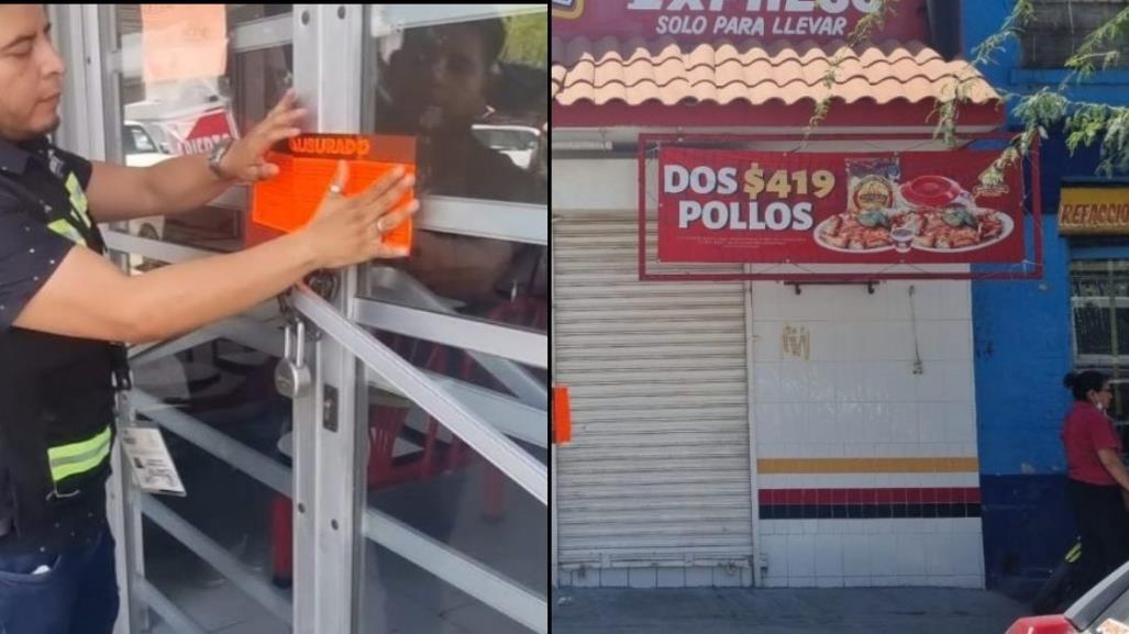 Clausuran dos pollerías en la Alianza de Torreón; había roedores y gusanos