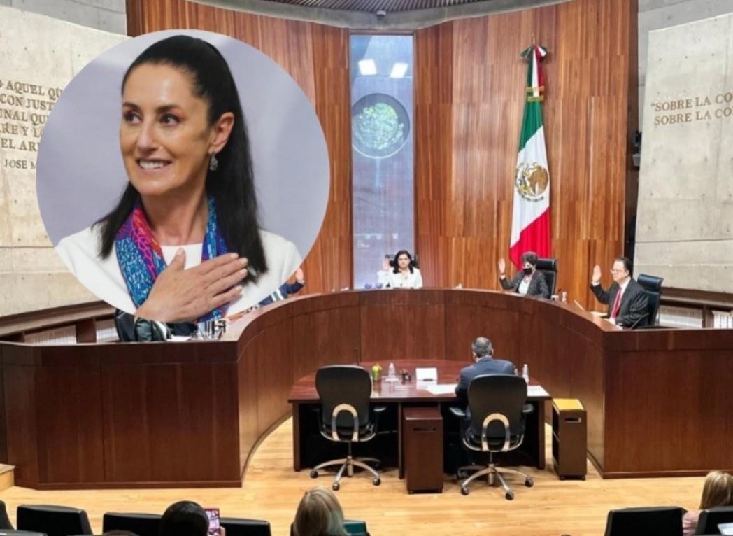 La Sala superior del Tribunal Electoral del Poder Judicial de la Federación en sesión para validar el triunfo de Claudia Sheinbaum. Foto: Canva.