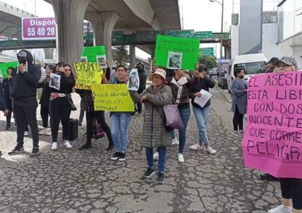 Manifestantes bloquean Periférico Norte en Naucalpan por más de tres horas