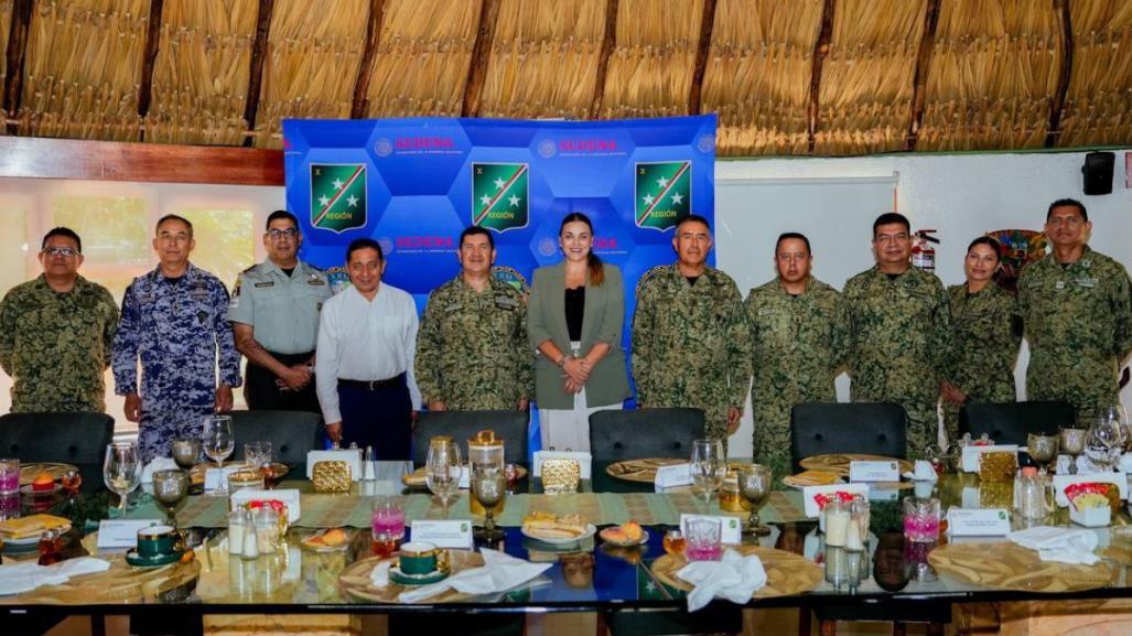 Cecilia Patrón: trabajo conjunto con ejército y Guardia Nacional en Mérida