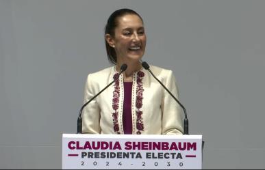 Claudia Sheinbaum emite su primer mensaje como presidenta electa de México
