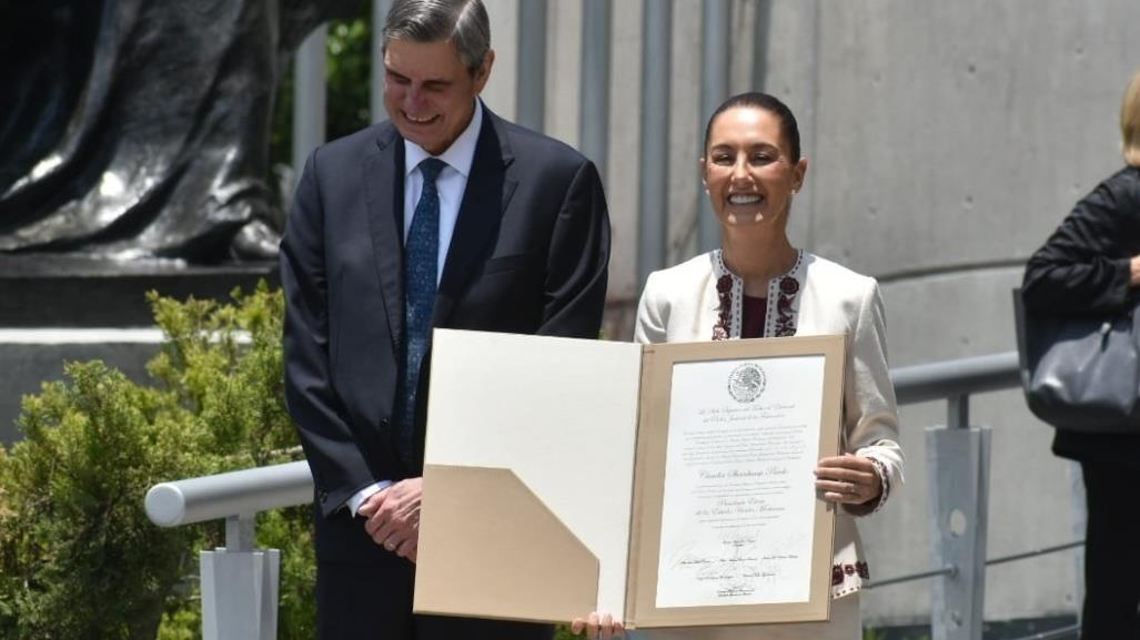 Claudia Sheinbaum ya es presidenta electa; recibe Constancia de Mayoría