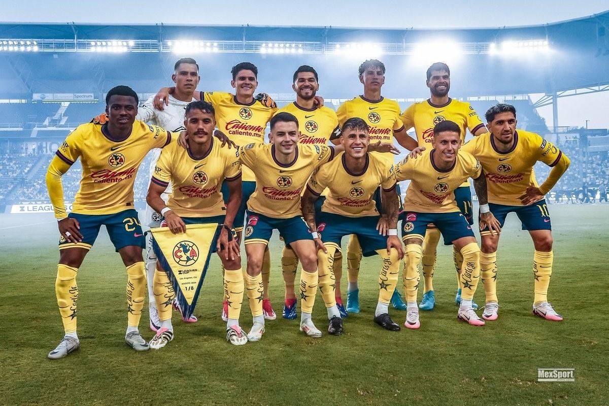 Foto grupal del Club América Foto: X(Twitter) @ClubAmerica