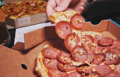 La pizza de Domino´s más saludable del menú, tiene menos de 200 calorías