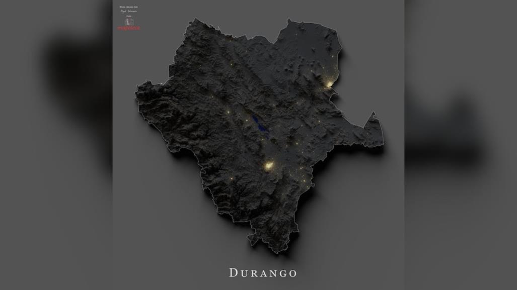 Galería; Así se ve Durango de noche visto desde el espacio