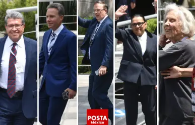 Sheinbaum recibe constancia; políticos y artistas la acompañan en el TEPJF